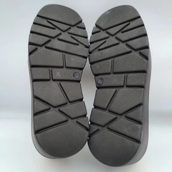 Free People Nico Platform Loafers Cappuccino Suede US 10/EU 41 Chunky Wedge NWOB - Picture 3 of 13